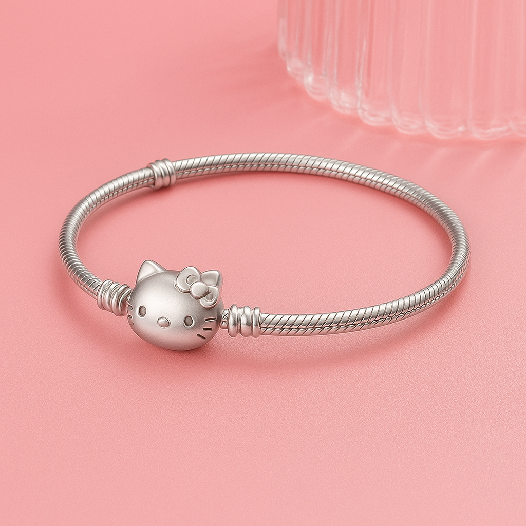 Pulseira de Corrente de Cobra Hello Kitty Miniso