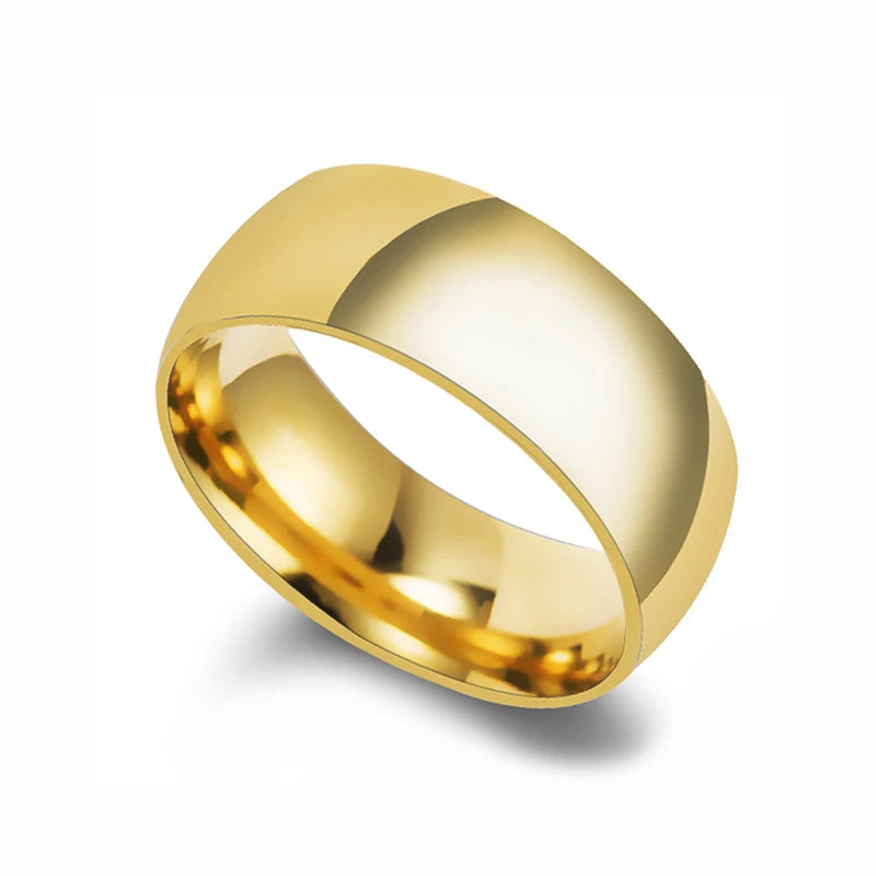 Anéis Letdiffery de Casamento de Aço Inoxidável