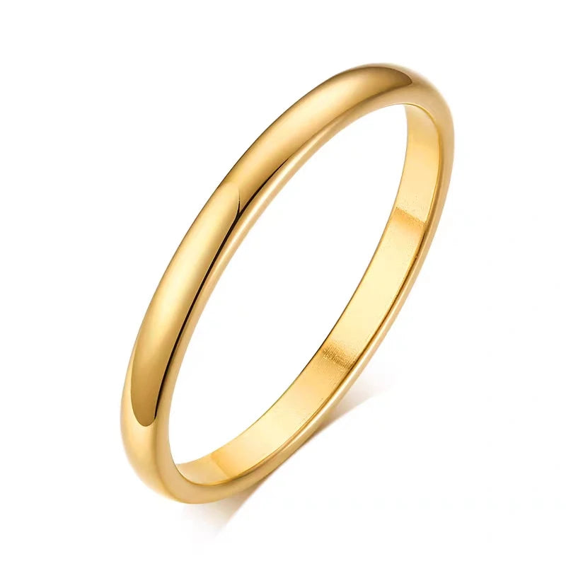 Anéis Letdiffery de Casamento de Aço Inoxidável