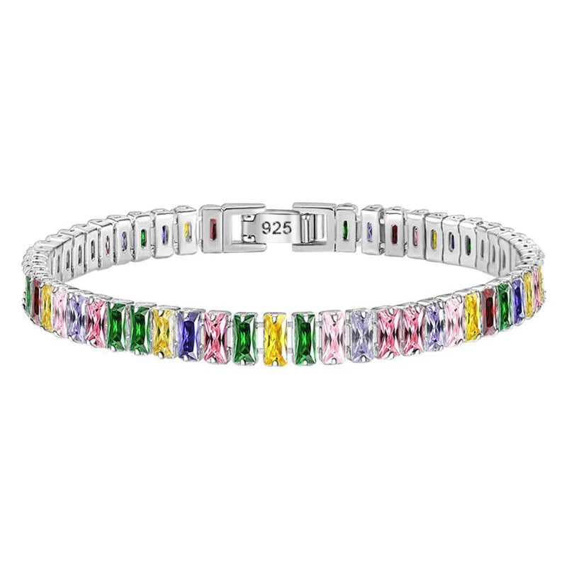 Pulseira Meekcat de Moissanita Colorida