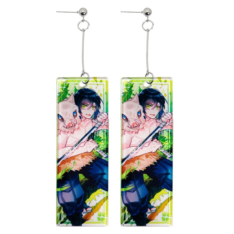 Brincos Pendentes Tanjiro Demon Slayer