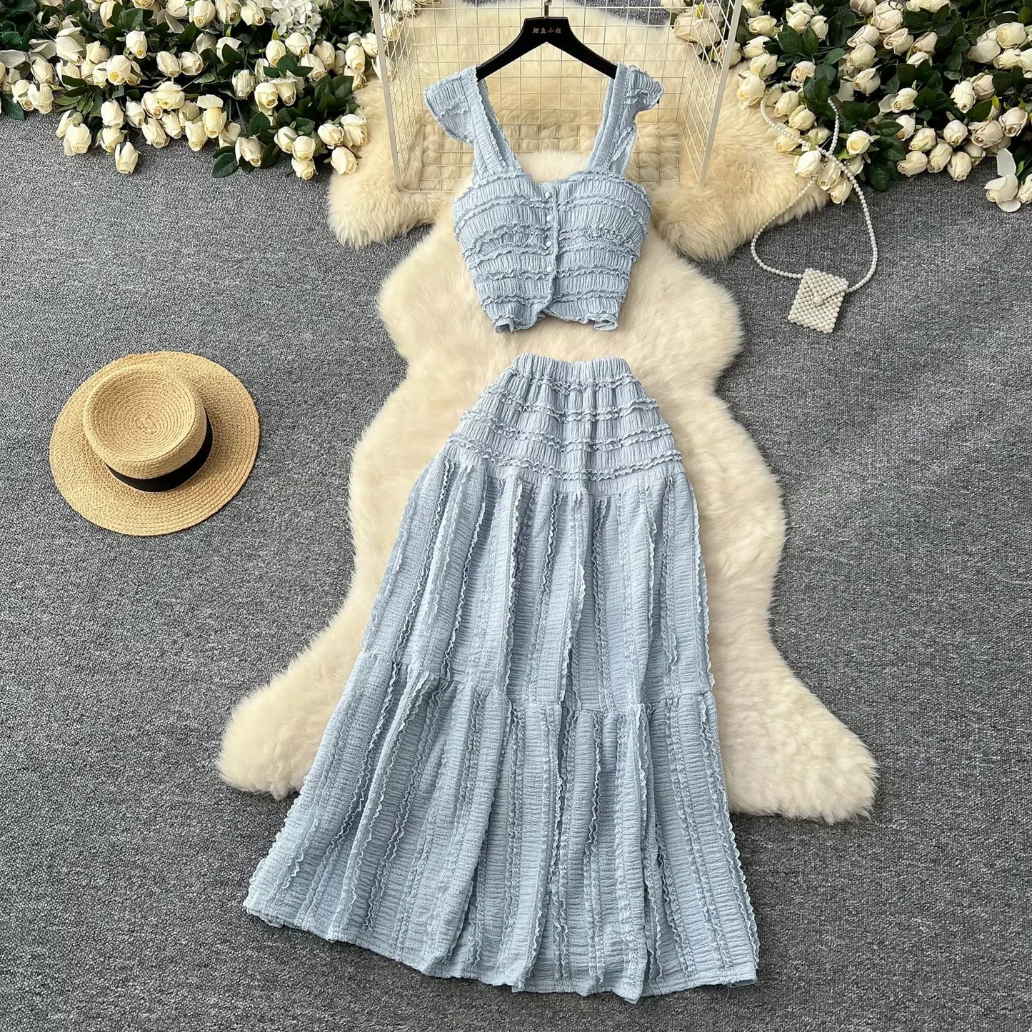 Conjunto de Peças Casuais para Praia