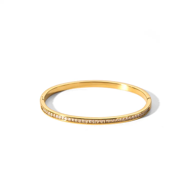 Pulseiras de Zircônia Cúbica à Prova D'água
