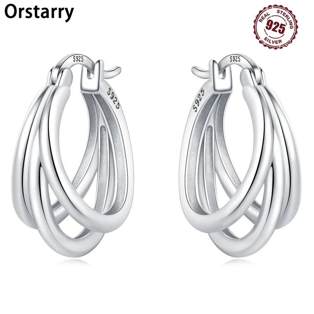 Brincos de Argola Multicamadas Orstarry