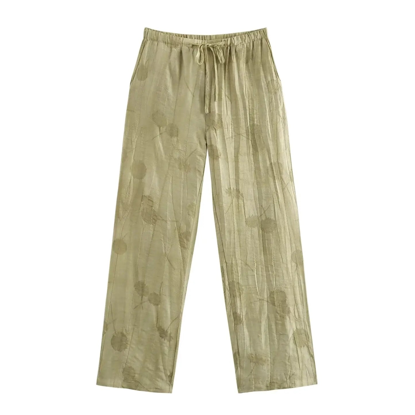 Conjunto de PeçasEstilo Vintage com Estampa de Lapela