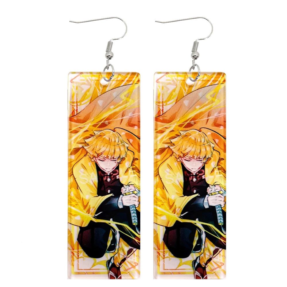 Brincos Pendentes Tanjiro Demon Slayer