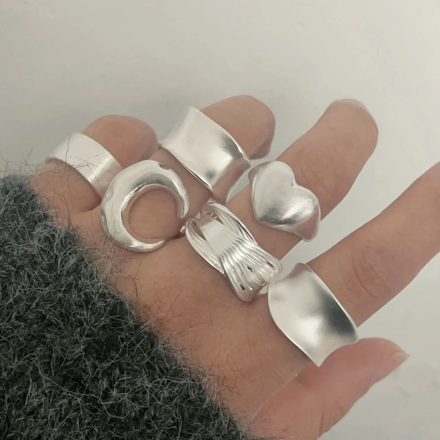 Anéis Para Casal Estilo Urbano