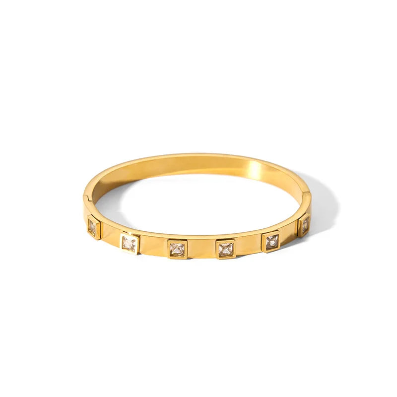 Pulseiras de Zircônia Cúbica à Prova D'água