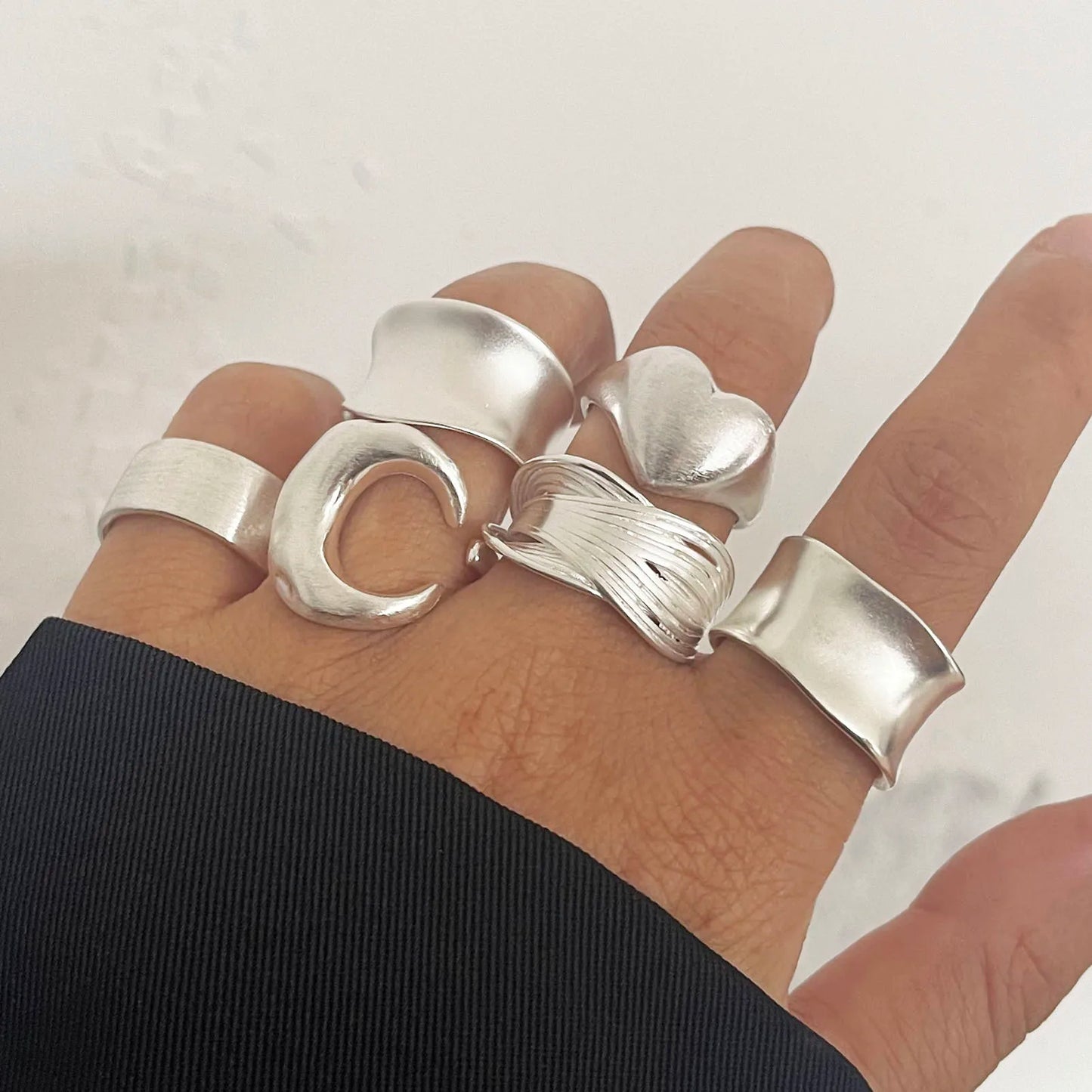 Anéis Para Casal Estilo Urbano
