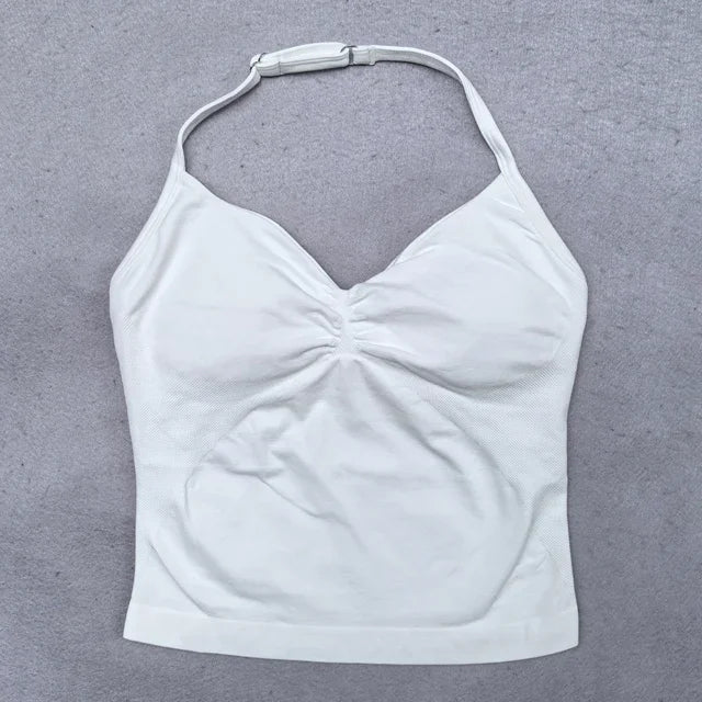Conjunto de Ioga Sem Costura & Alças Ajustáveis