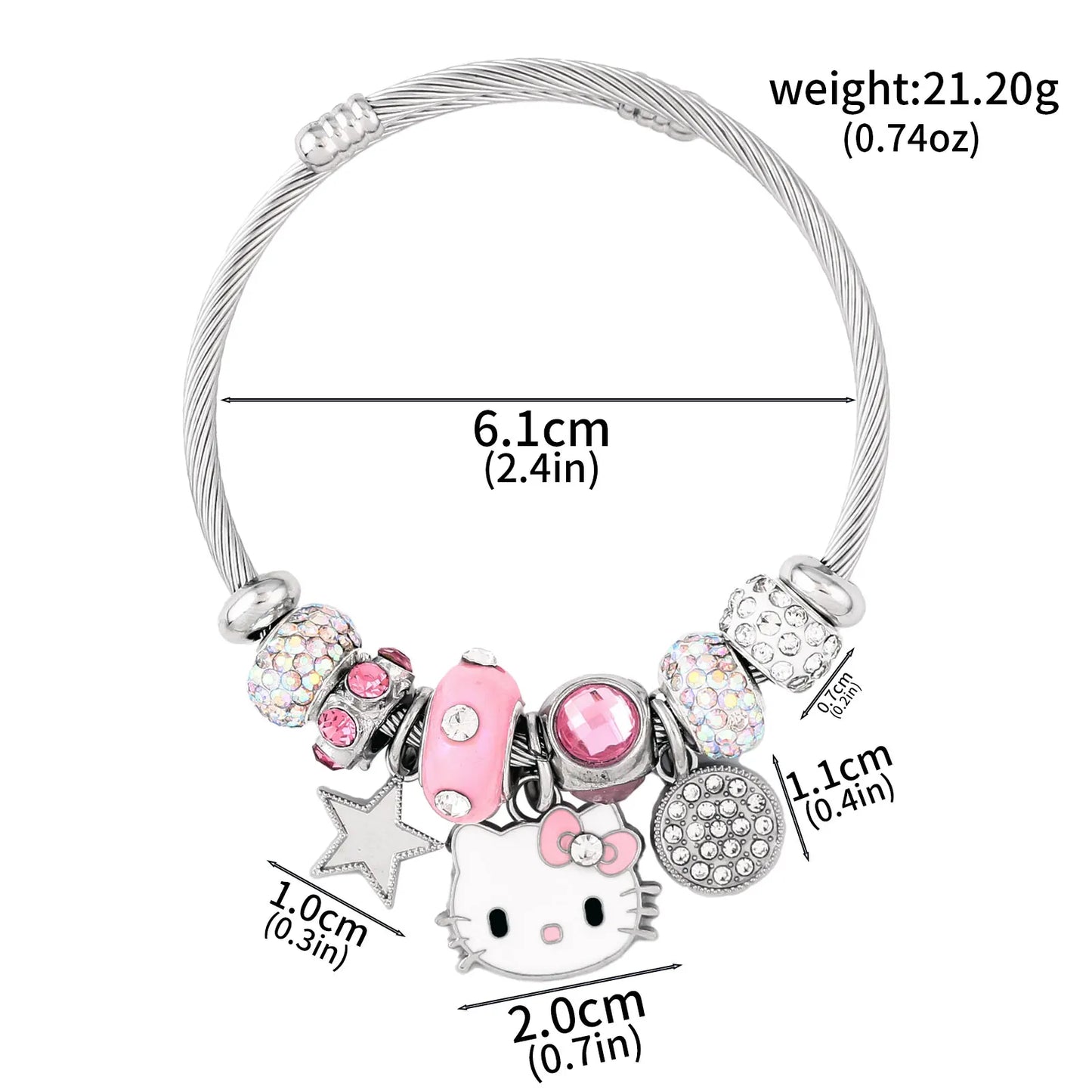 Bracelete Miniso da Hello Kitty