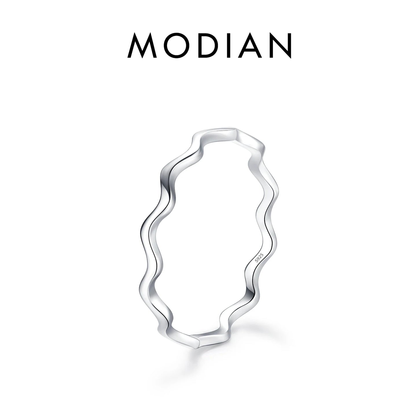 Anéis Modian de Prata Esterlina 925