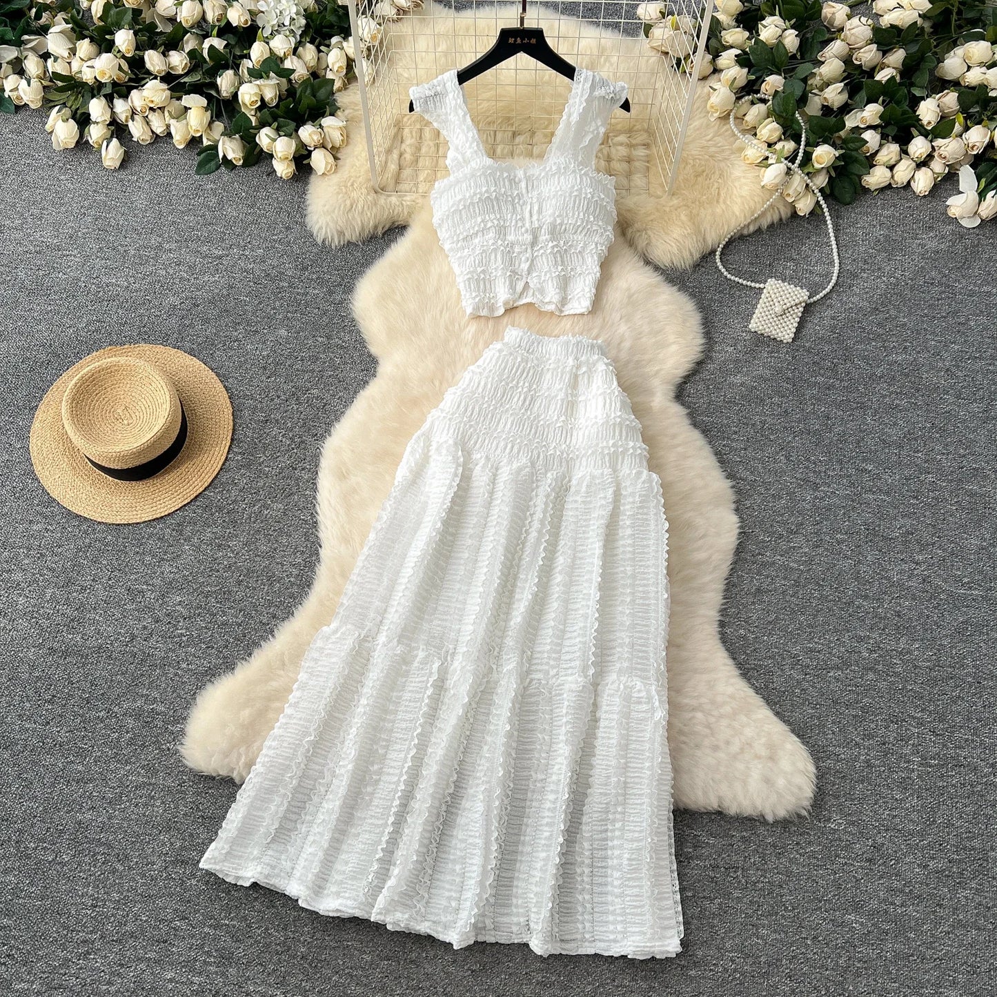 Conjunto de Peças Casuais para Praia