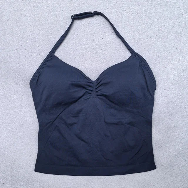 Conjunto de Ioga Sem Costura & Alças Ajustáveis