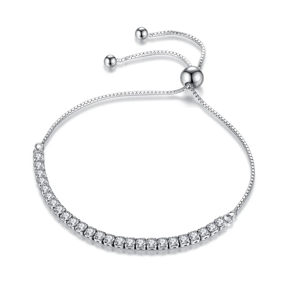 Pulseira Meekcat de Moissanita Colorida