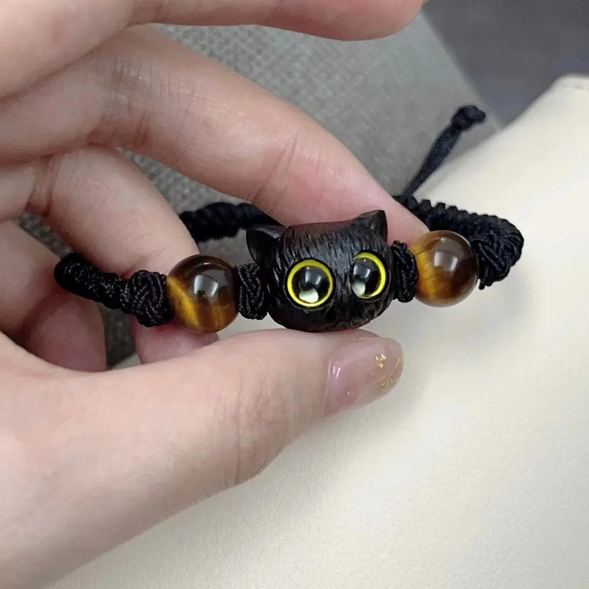 Pulseira de Gato para Casal estilo Neogótico