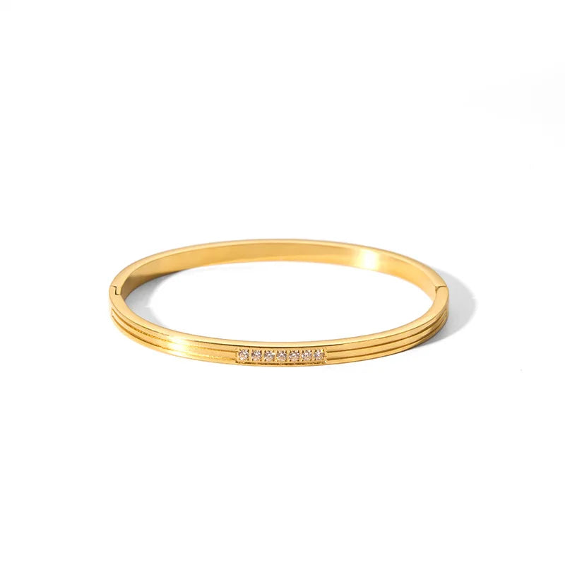 Pulseiras de Zircônia Cúbica à Prova D'água
