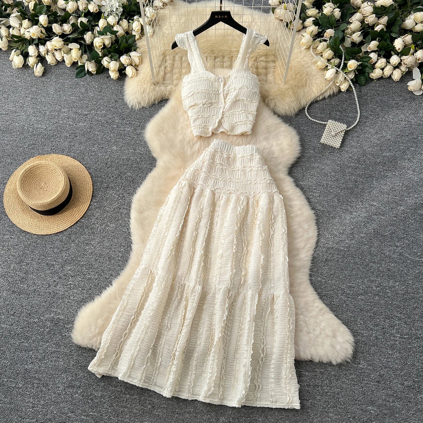 Conjunto de Peças Casuais para Praia