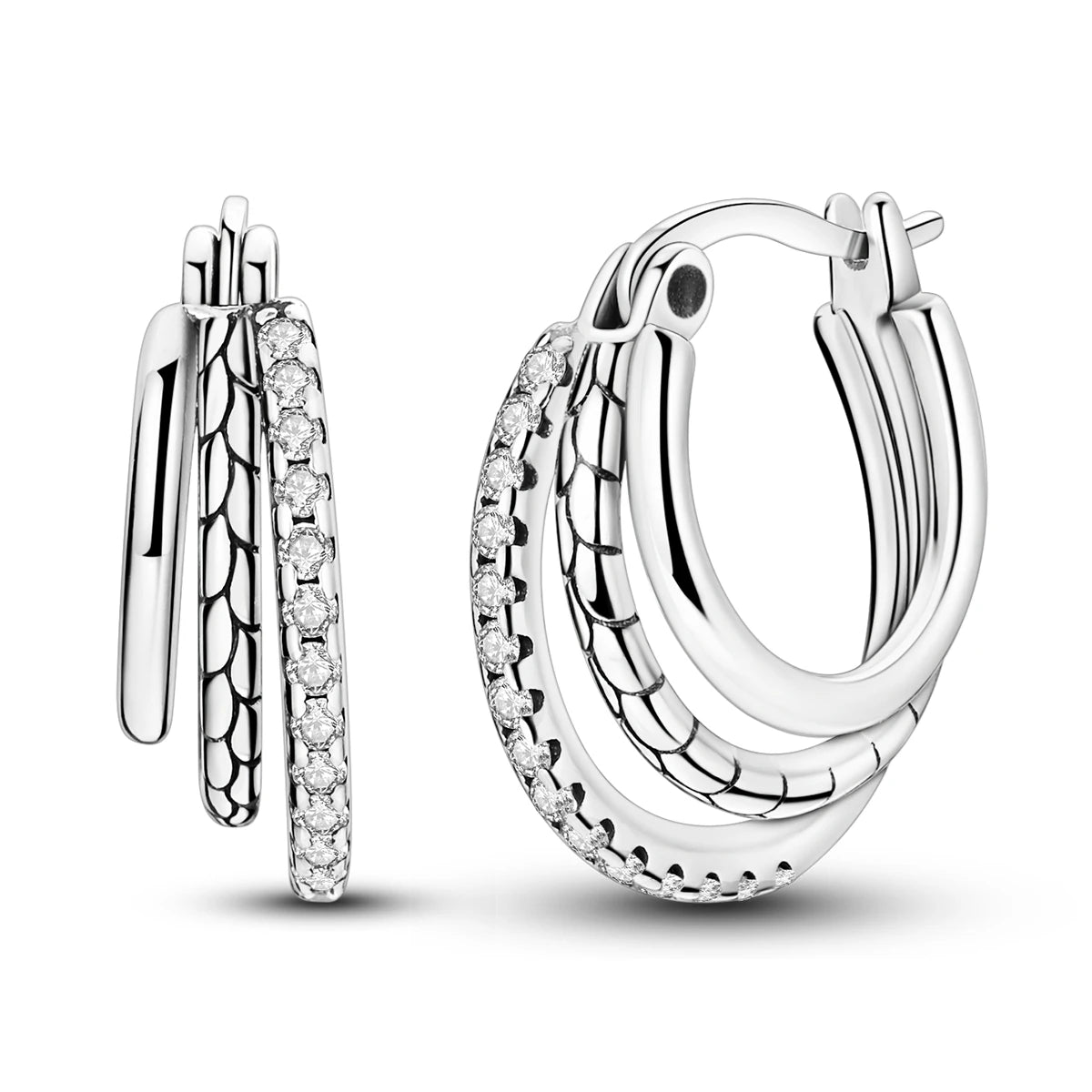 Brincos de Argola Multicamadas Orstarry