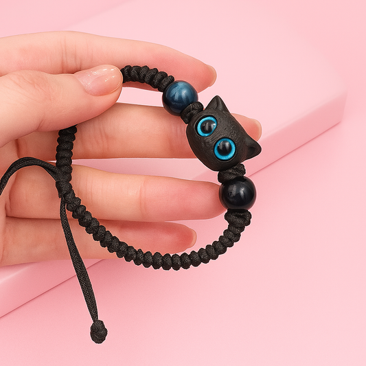 Pulseira de Gato para Casal estilo Neogótico