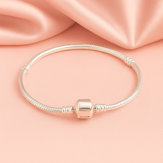 Pulseira Minimalista Doteffil com Pingente Prata