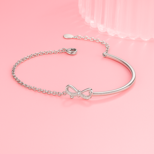 Pulseira Asa do Sonho com Design de Laço