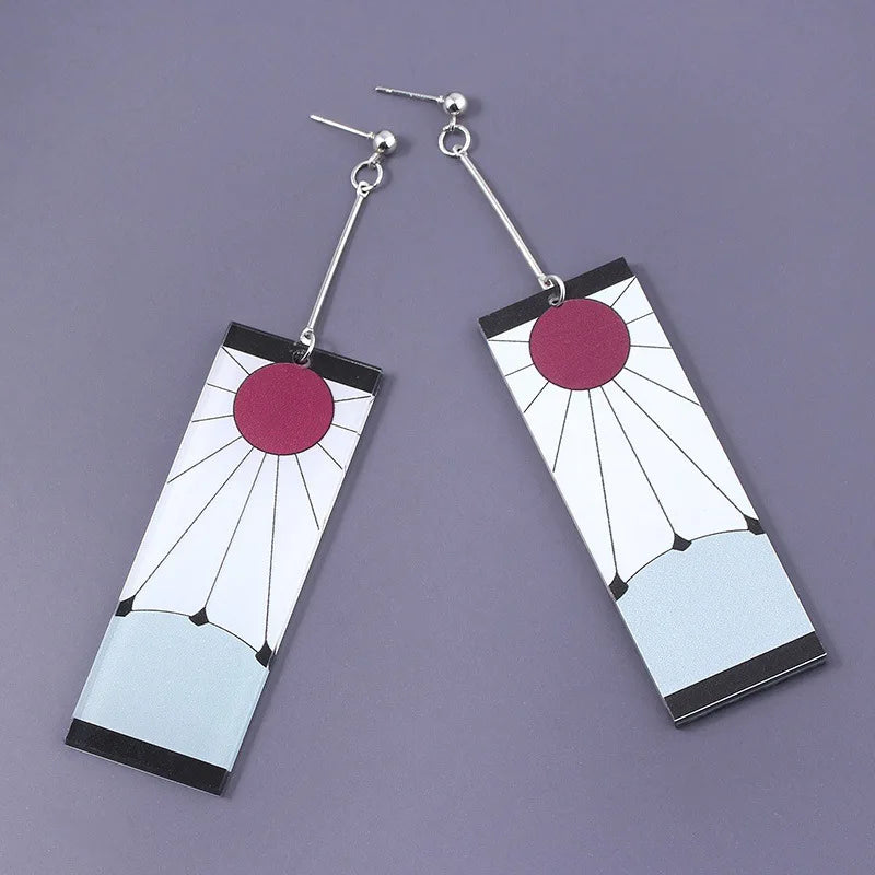 Brincos Pendentes Tanjiro Demon Slayer