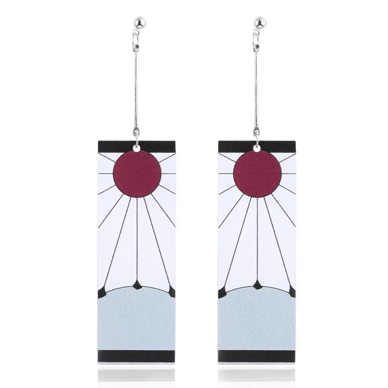 Brincos Pendentes Tanjiro Demon Slayer