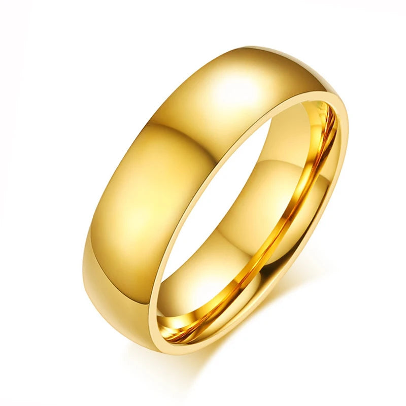 Anéis Letdiffery de Casamento de Aço Inoxidável