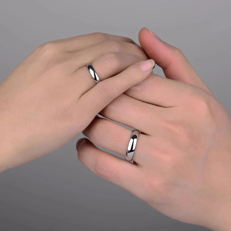 Anéis Letdiffery de Casamento de Aço Inoxidável