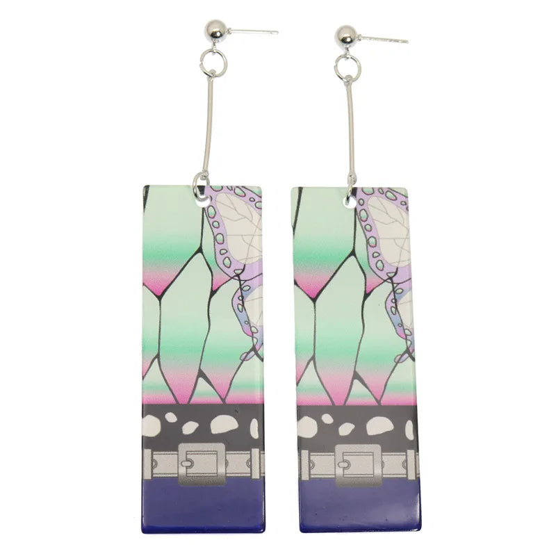 Brincos Pendentes Tanjiro Demon Slayer