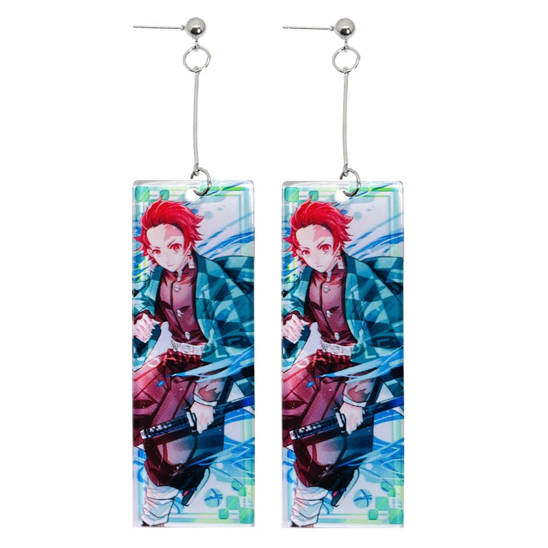 Brincos Pendentes Tanjiro Demon Slayer