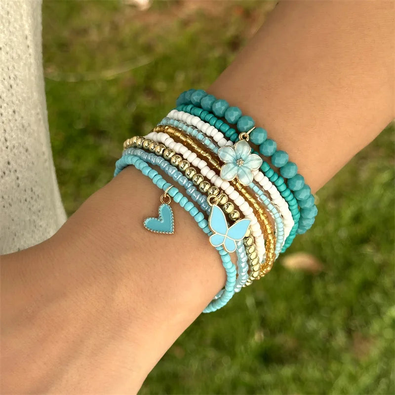 Conjunto Belleper de 9 Pulseiras