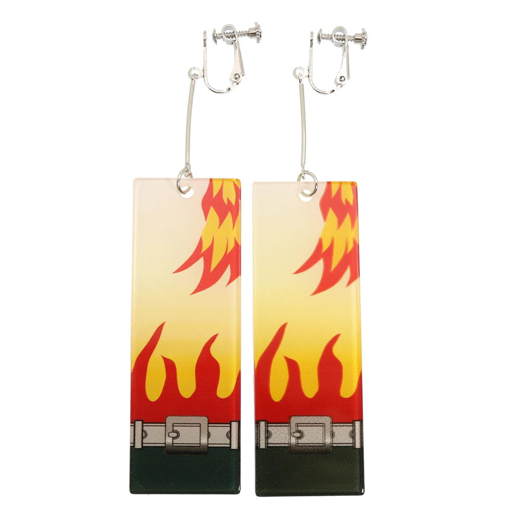 Brincos Pendentes Tanjiro Demon Slayer