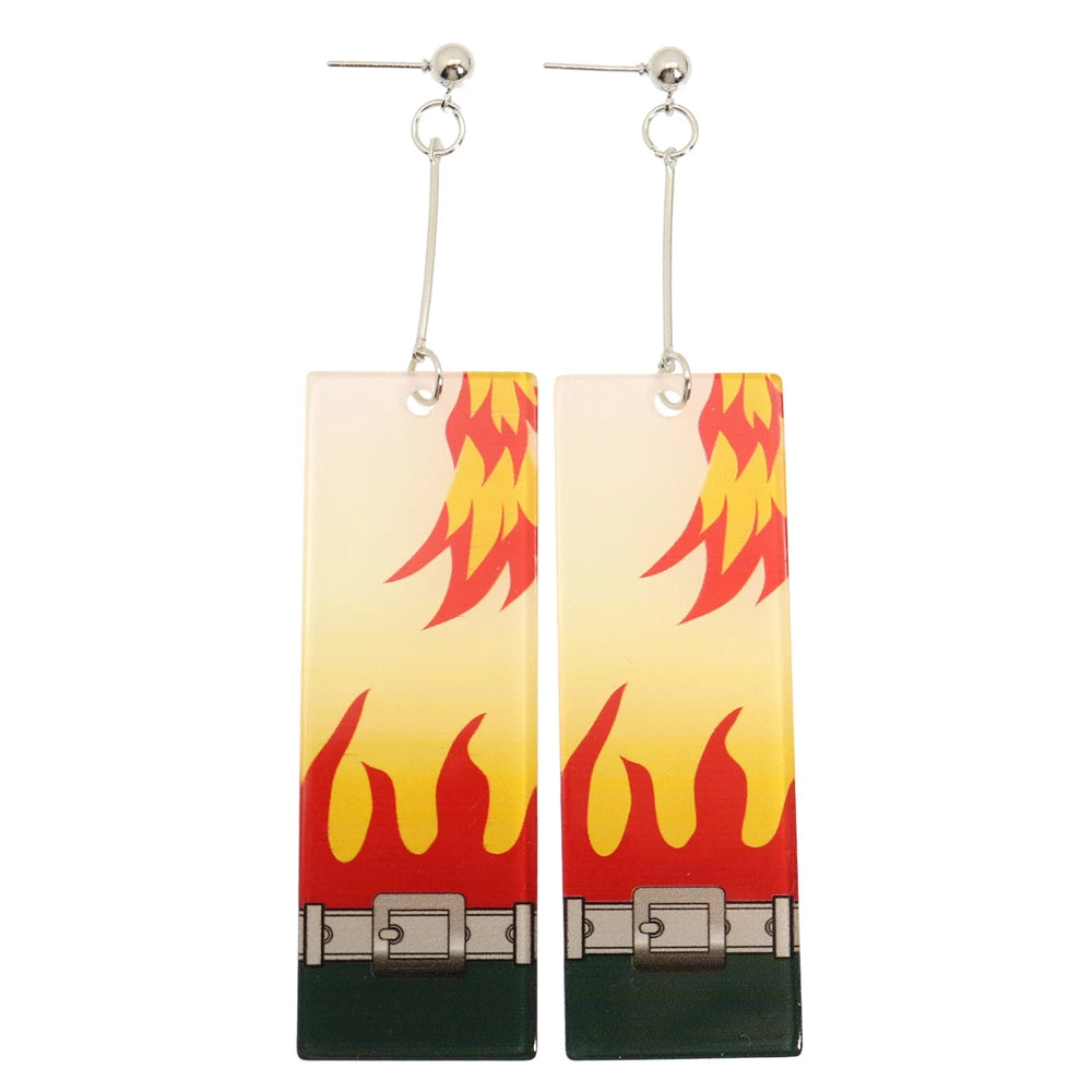 Brincos Pendentes Tanjiro Demon Slayer