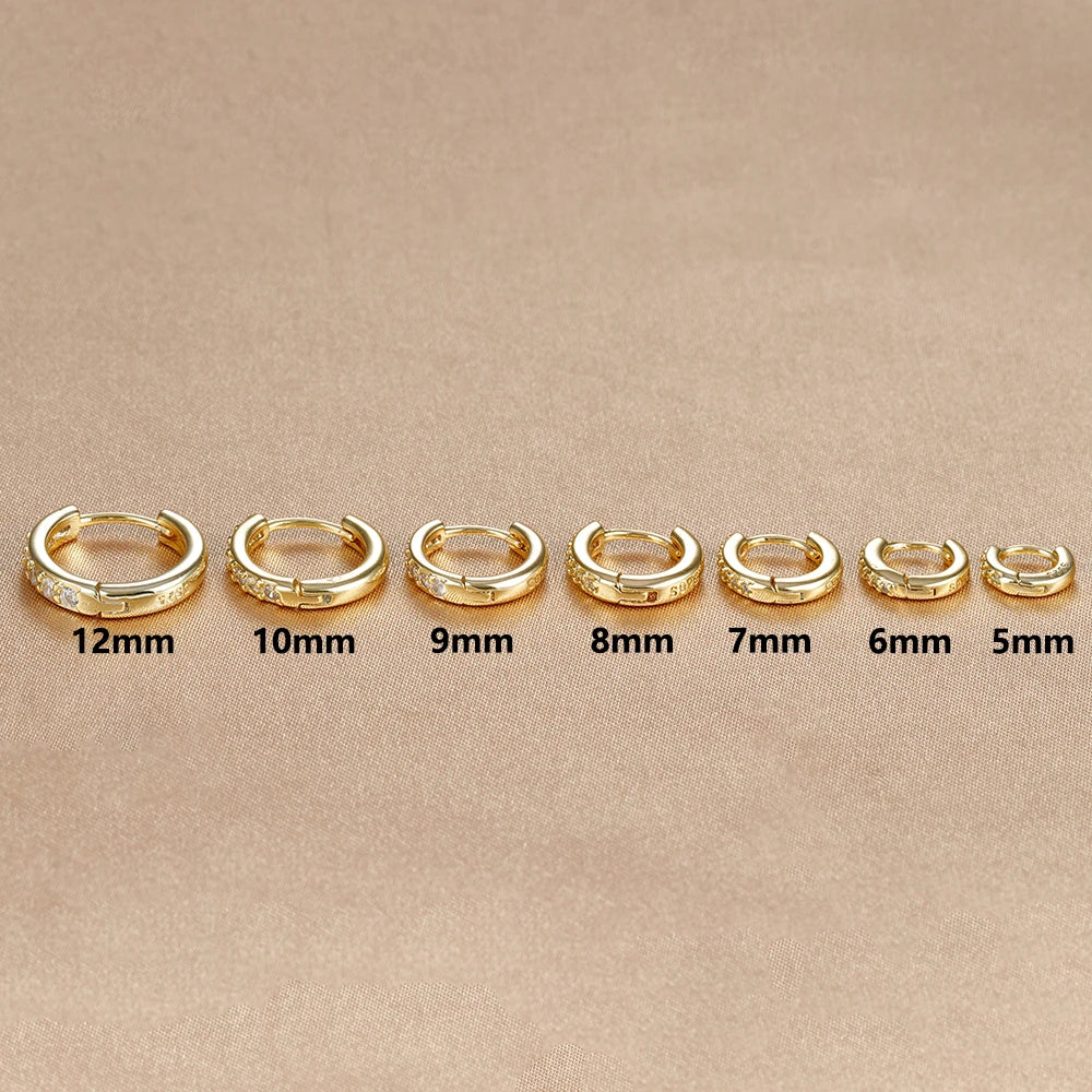 Brincos de Argola Minimalistas Huggie