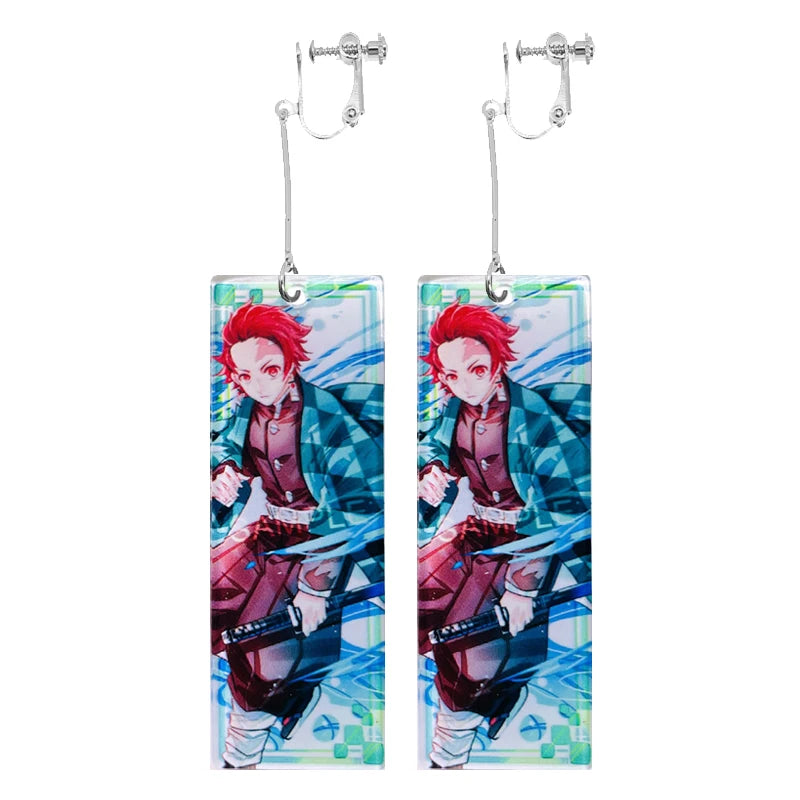 Brincos Pendentes Tanjiro Demon Slayer