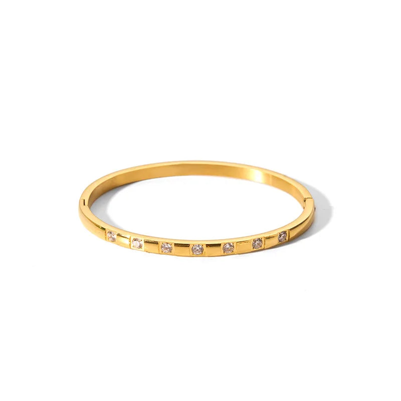 Pulseiras de Zircônia Cúbica à Prova D'água