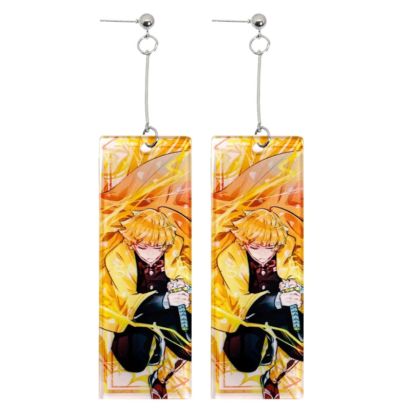 Brincos Pendentes Tanjiro Demon Slayer