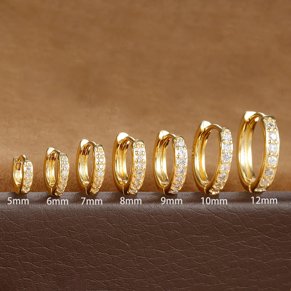 Brincos de Argola Minimalistas Huggie