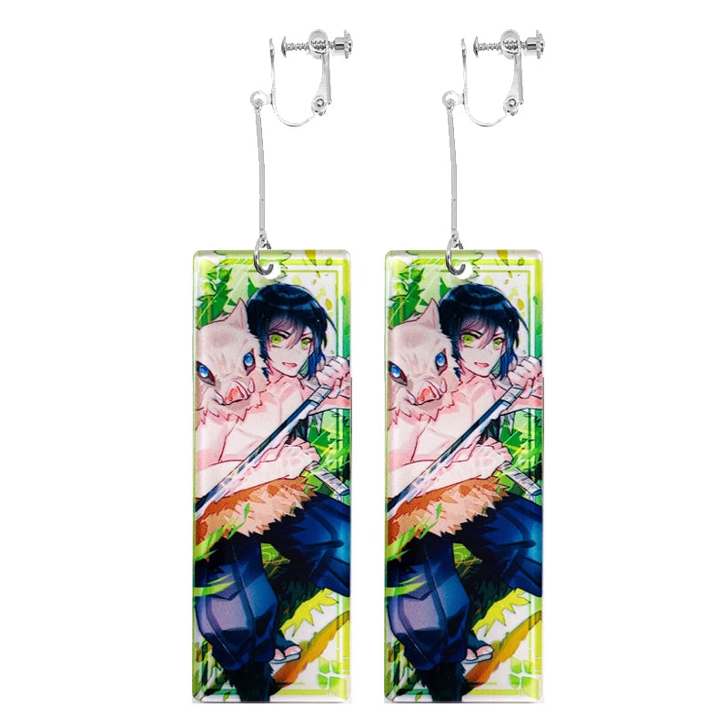 Brincos Pendentes Tanjiro Demon Slayer