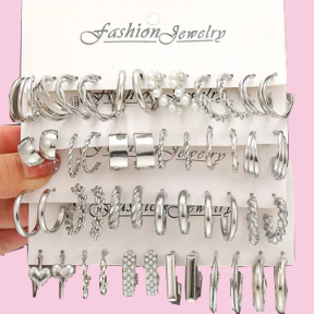 Conjunto de Brincos Fashion Jewelry & Boho