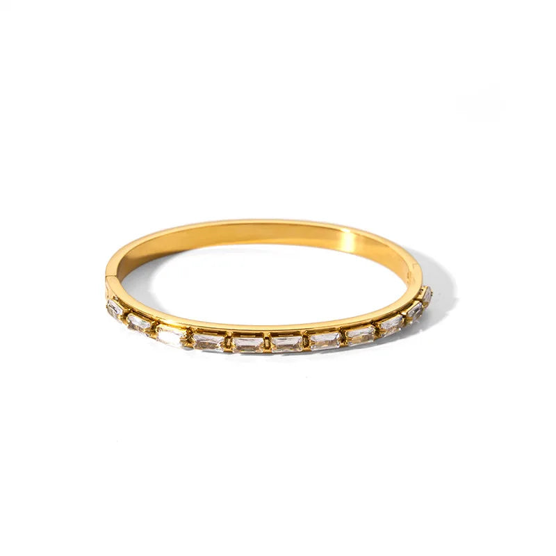 Pulseiras de Zircônia Cúbica à Prova D'água